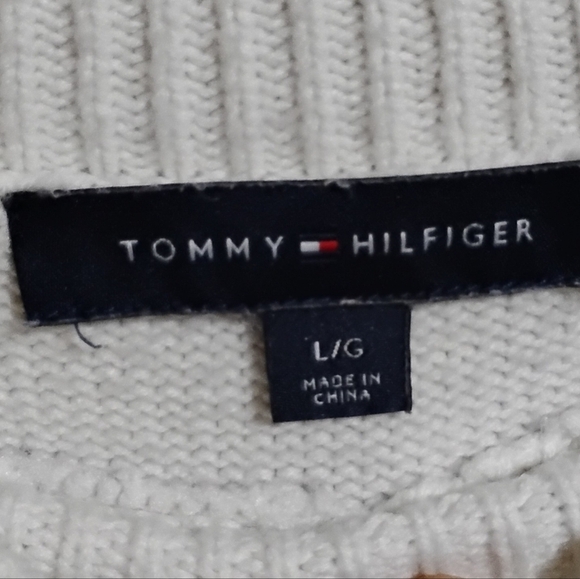 Tommy Hilfiger Knitted Sweater White with multicolor - Picture 7 of 10